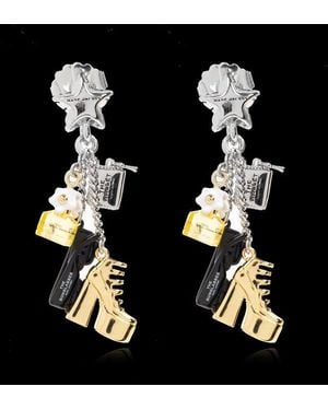 Marc Jacobs The Mini Icon Charm Earrings - Black