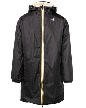 K-Way Le Vrai 3.0 Eiffel Orsetto Hooded Raincoat - Black