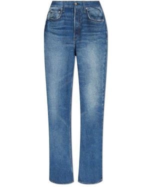 Rag & Bone Jeans With Straight Legs - Blue