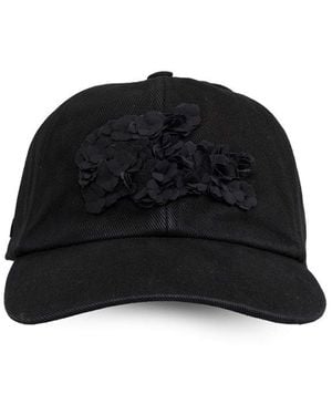 Lacoste Embellished Logo Baseball Hat - Black