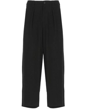 Yohji Yamamoto Palazzo Trousers - Black