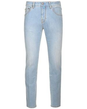 Jacob Cohen Pant5 Pkt Slim Cropped/Carrot Scott Tr Cannette Jeans Light - Blue
