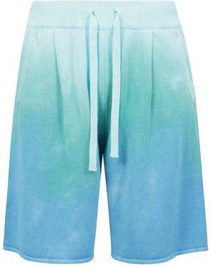 Laneus Degradè Bermuda Shorts - Blue
