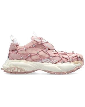 Versace Mercury M_Vs_02 Embellished Trainers - Pink