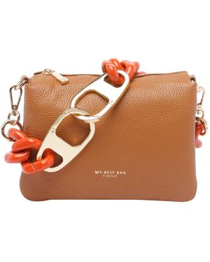 MY BEST BAG Chain Shoulder Bag - Brown