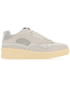 Jil Sander Panelled Low-Top Trainers - Grey