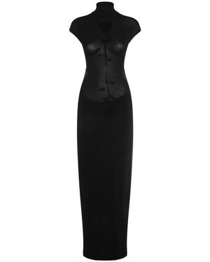 Jean Paul Gaultier The Tattoo Dress - Black