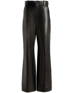 Bally Leather Trousers - Black