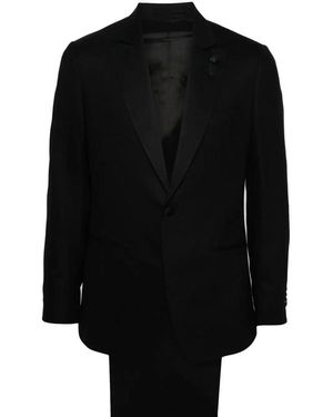 Lardini Single-Breasted Suit - Black