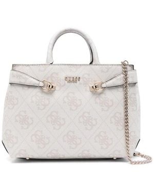 Guess Lorelei 4G Logo Handbag - White
