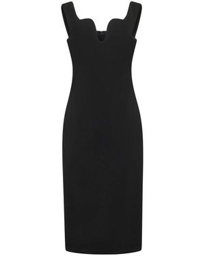 Giorgio Armani Jersey Sheath Dress - Black