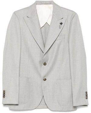Lardini Single-Breasted Blazer - Grey