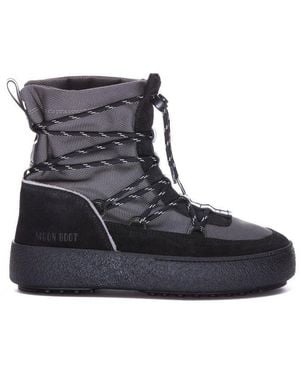 Moon Boot Mtrack Round Toe Sport Boots - Black