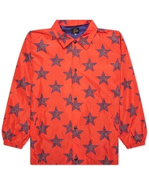 Needles Star Printed Coach Jacket - Red