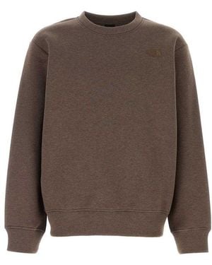 The North Face Crewneck Logo Sweatshirt - Brown