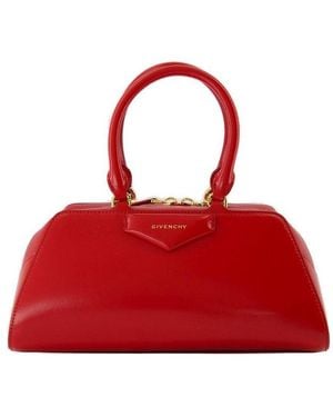 Givenchy Small Antigona Cube East-West Bag - Red
