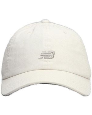 New Balance Logo Embroidered Baseball Cap - White