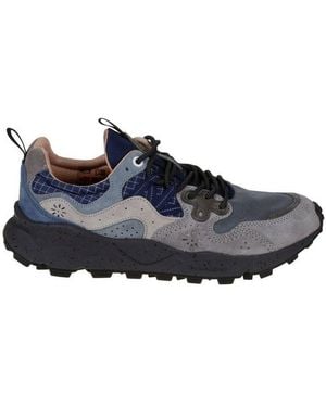 Flower Mountain Yamano 3 Lace-Up Sneakers - Blue