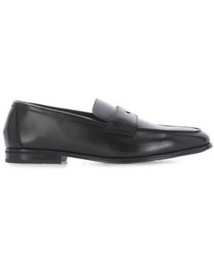 Doucal's Almond Toe Suede Loafers in Natural for Men | Lyst