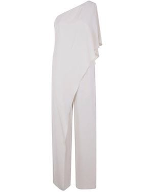 Ralph Lauren One-Shoulder Jumpsuit - White