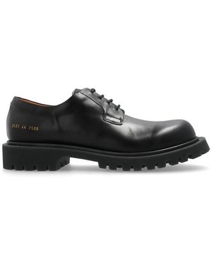 Common Projects Lace-Up Chunky Shoes - Black