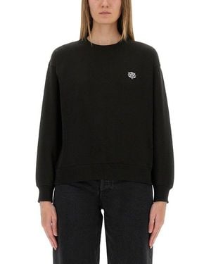 KENZO Happy Tiger Embroidered Sweatshirt - Black
