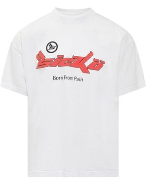 SICKO / Born From Pain Logo T-Shirt - White