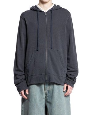 James Perse Vintage French Terry Sweatshirt in Black for Men Lyst UK