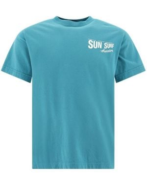 Toyo Enterprise Sun Surf T-Shirt - Blue