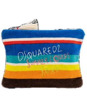 DSquared² Summer Lovers Beach Pouch - Blue