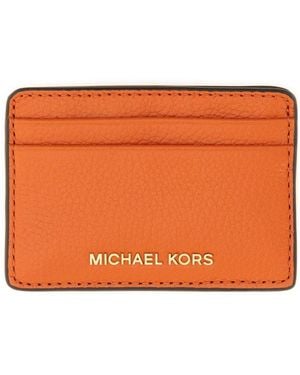 MICHAEL Michael Kors Logo Lettering Cardholder - Orange