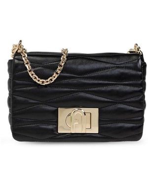 ショルダーバッグ・ポシェット FURLA1927 Quilted Small Shoulder Bag Furla 1927 Quilted Small Shoulder Bag in Gray | Lyst
