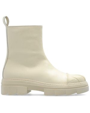 Furla Ankle Boots - Natural