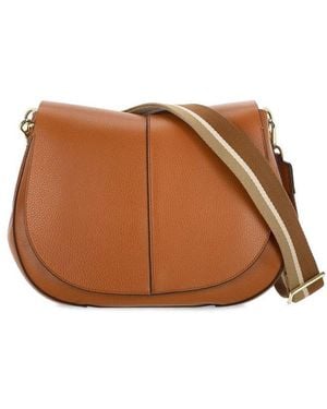 Gianni Chiarini Helena Round Shoulder Bag - Brown
