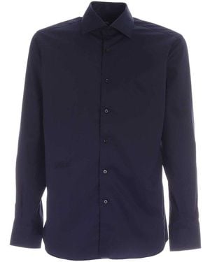 Karl Lagerfeld Signature Logo Shirt - Blue