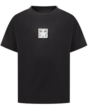 【送料&関税込】Givenchy 4g Stars Boxy Crewneck T-shirt givenchy-WHITE-4G-Stars-T-