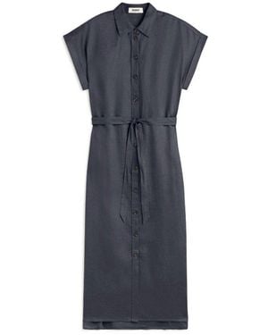 Ecoalf Button-Up Shirt Dress - Blue