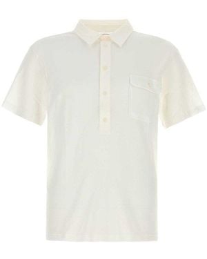 GIMAGUAS Classic Button Polo Shirt - White