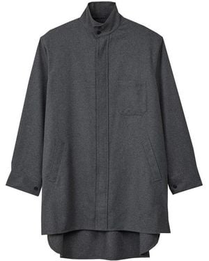 Y-3 Flannel Overshirt - Grey