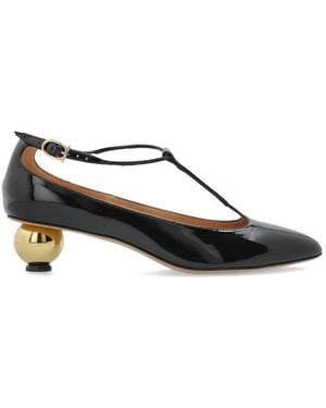 Ferragamo Pointed Toe Court Shoes - Black