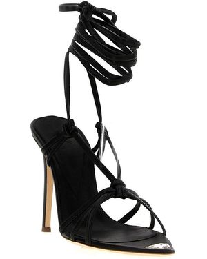 サンダル・ミュール NICOLO' BERETTA 'Beiby' sandals Nicolò Beretta 105mm Beiby Sandals - Blue | Editorialist