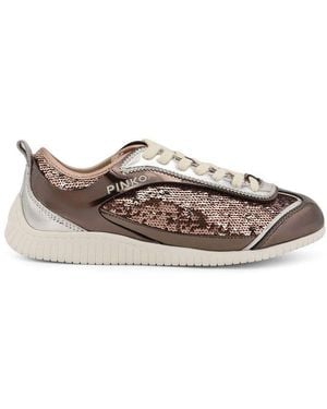 Pinko Reby 10 Lace-Up Trainers - Multicolour