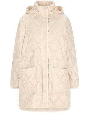 Woolrich Side Slit Heritage Cape - Natural