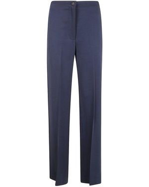 Seventy Straight-Leg Tailored Pants - Blue