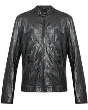 Dolce & Gabbana Stand-Up Collar Zipped Jacket - Black