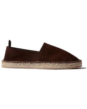 SCAROSSO Pablo Slip-On Espadrilles - Brown