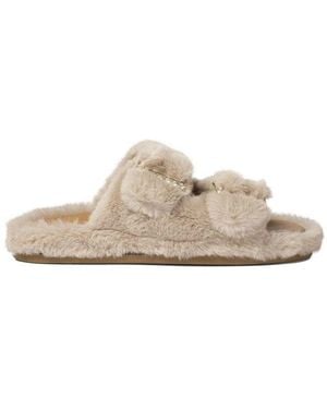 Alibi Greta Slide Sandals - Grey