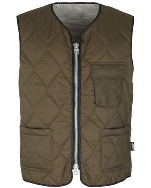 Mackintosh Quilted Vest Jacket - Green