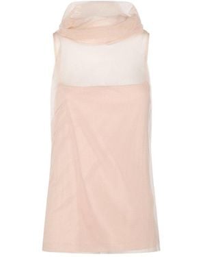 Fabiana Filippi High-neck Sleeveless Top - Pink