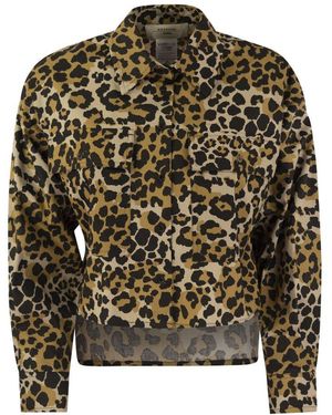 Weekend by Maxmara Tennis Cotton Twill Shirt - Black